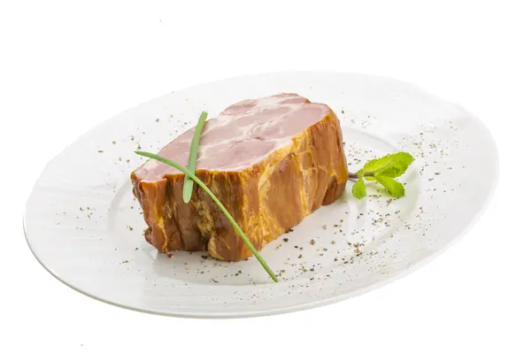 Bacon con verdure — Foto Stock