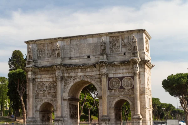 O Arco de Constantino, Roma, Itália — Fotografia de Stock