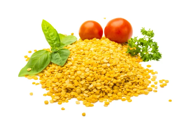 Yellow Lentils — Stock Photo, Image