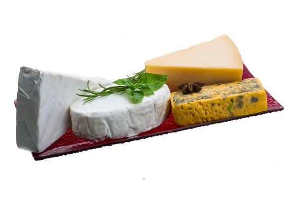 Variety cheese assortment — Stock Photo, Image