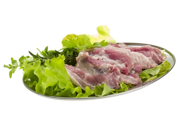 Raw pork meat — Stock Photo, Image