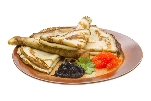 Russische pannenkoeken — Stockfoto