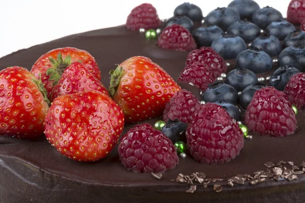 Chocolate mousse cake — Stock Photo, Image