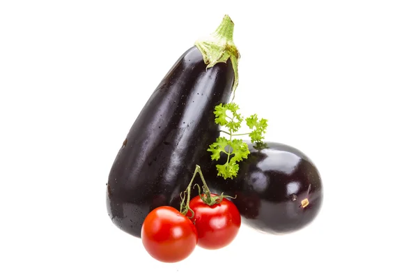 Ripe fhesh aubergine — Stock Photo, Image