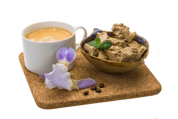 Café com girassol Halva — Fotografia de Stock