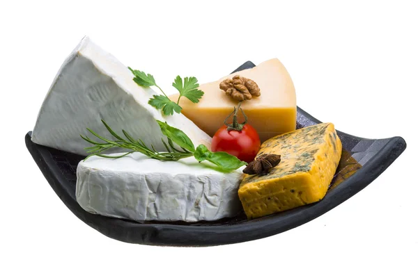 Variety cheese assortment — Stock Photo, Image