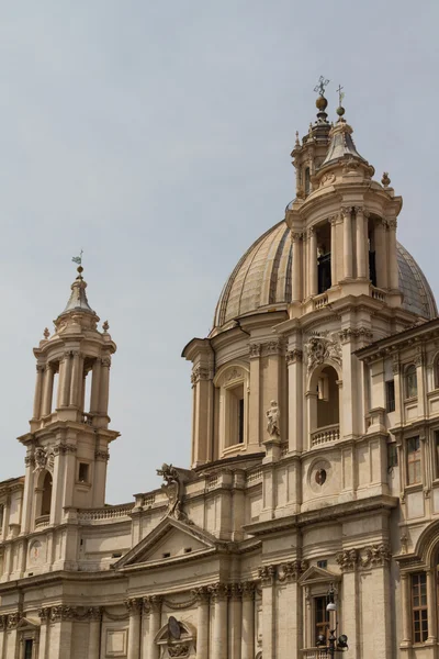 Święty agnese w agone w piazza navona — Zdjęcie stockowe