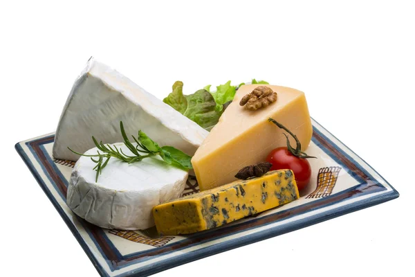 Variety cheese assortment — Stock Photo, Image