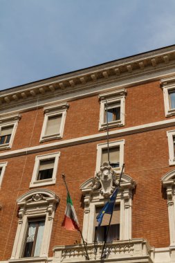 Roma, İtalya. eski şehrin tipik mimari detaylar