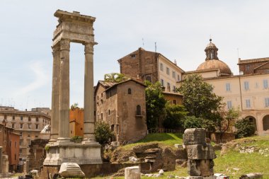 Harabeleri ile teatro di marcello, Roma - İtalya