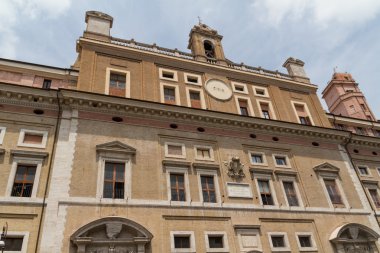 Roma, İtalya. eski şehrin tipik mimari detaylar