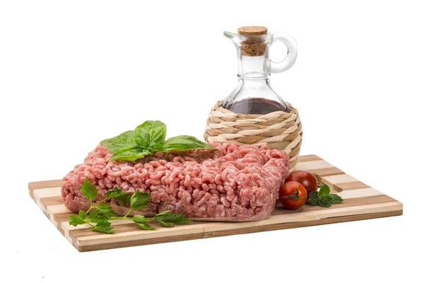 Ripieno di carne con basilico — Foto Stock