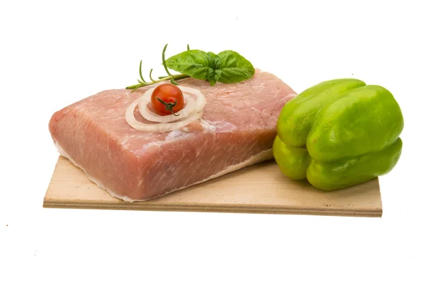 Fresh meat and vegetables — Stock Photo, Image