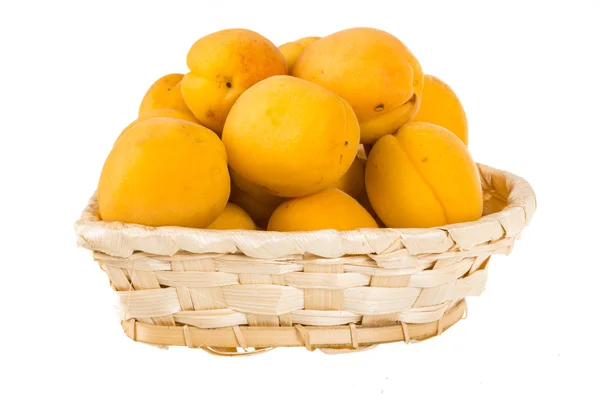 Yellow bright apricots — Stock Photo, Image