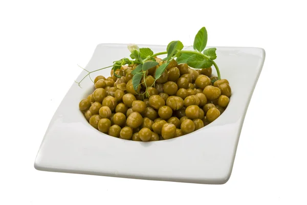 Guisantes verdes marinados — Foto de Stock