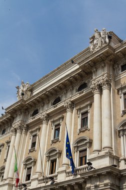 Roma, İtalya. eski şehrin tipik mimari detaylar