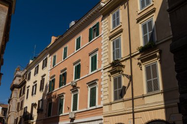 Roma, İtalya. eski şehrin tipik mimari detaylar