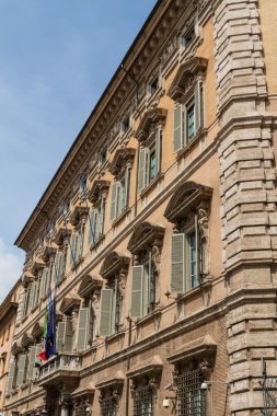 Roma, İtalya. eski şehrin tipik mimari detaylar