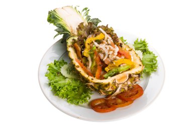 Deniz ürünleri salatası