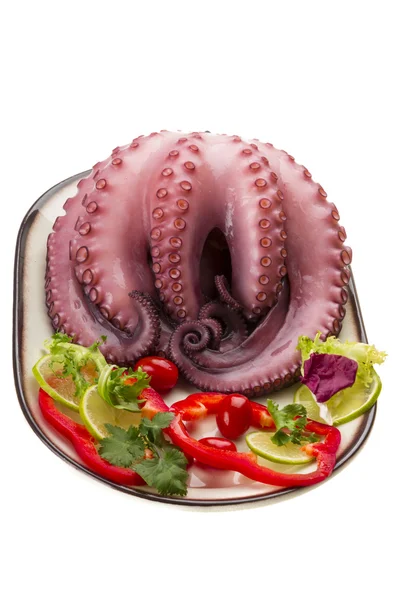 Large boiled octopus — Stock Photo, Image