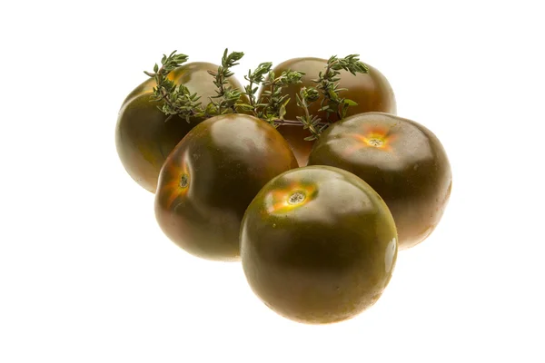 Schwarze Tomate — Stockfoto