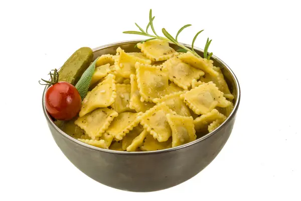 Ravioli met kruiden — Stockfoto