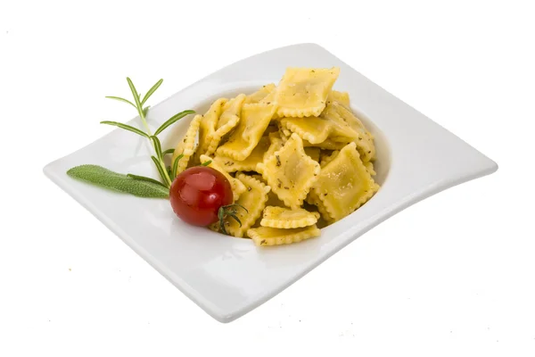 Ravioli met kruiden — Stockfoto