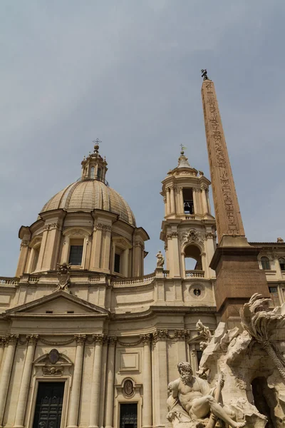 Santa Inés en Agone en Piazza Navona, Roma, Italia —  Fotos de Stock