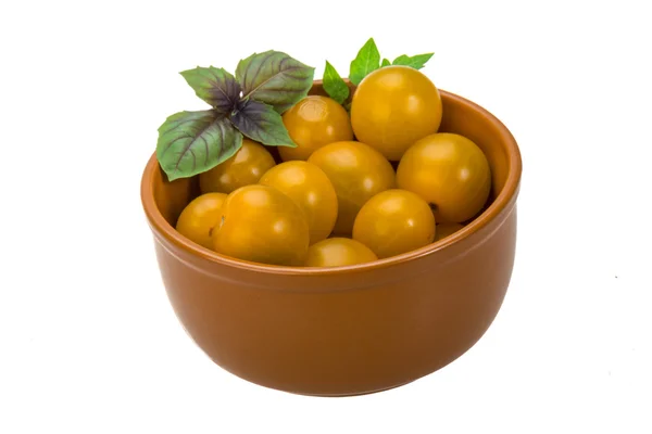 Gele tomaat — Stockfoto