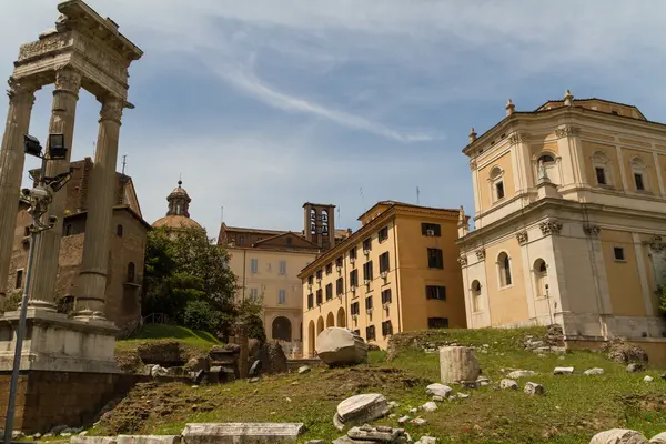 Ruins by Teatro di Marcello, Rome - Italy — Stock Photo, Image