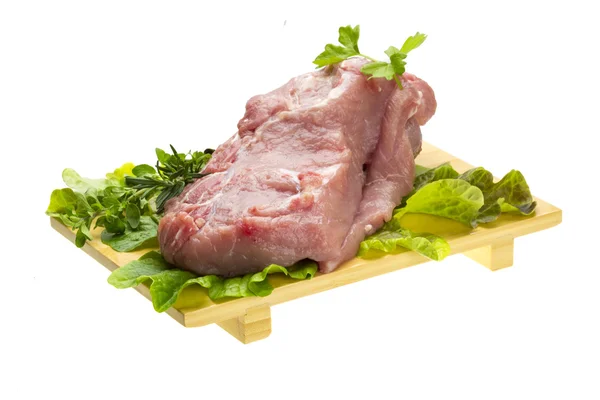 Raw pork meat — Stock Photo, Image