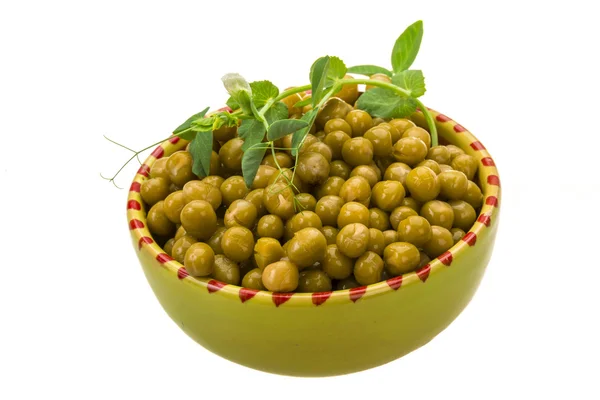 Marinated green peas — Stock Photo, Image