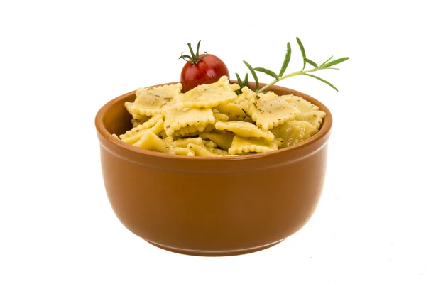 Ravioli with herbs — Stock Photo, Image
