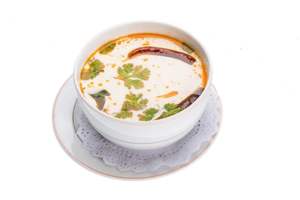 Тайский знаменитый суп Thom Yam — стоковое фото