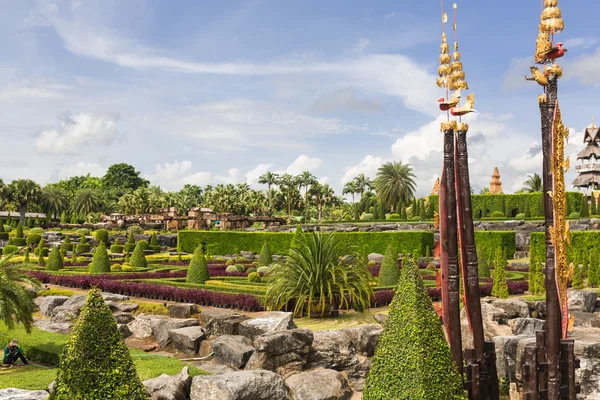 Nong nooch tropischer Garten — Stockfoto