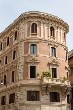 Roma, İtalya. eski şehrin tipik mimari detaylar