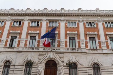 Roma, İtalya. eski şehrin tipik mimari detaylar