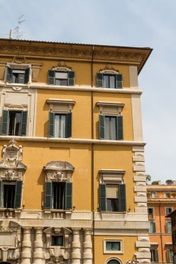 Roma, İtalya. eski şehrin tipik mimari detaylar