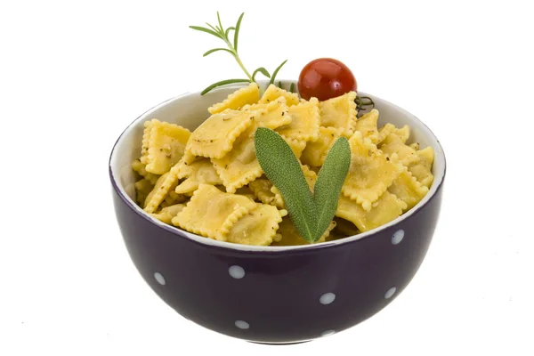 Ravioli with herbs — Stock Photo, Image