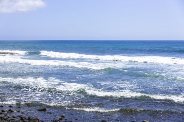 maspalomas okyanus kıyılarında