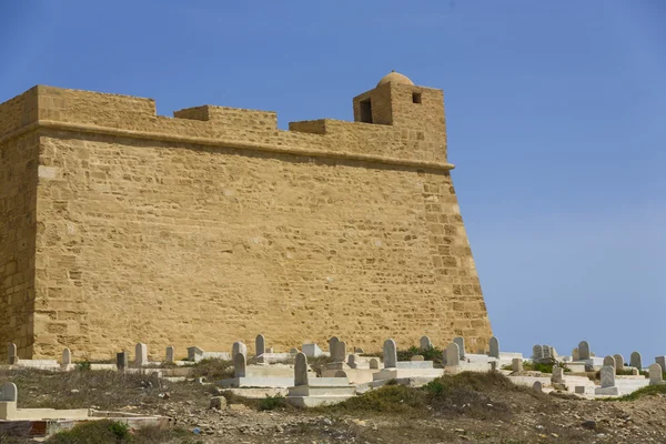 Vecchia rovina di Fortess a Mahdia Tunisi — Foto Stock