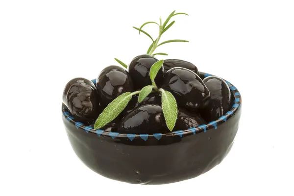 Black gigant olives — Stock Photo, Image