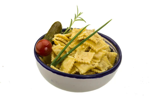 Ravioli with herbs — Stock Photo, Image