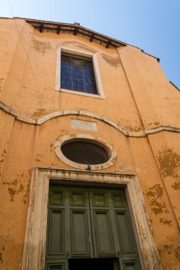Roma, İtalya. eski şehrin tipik mimari detaylar