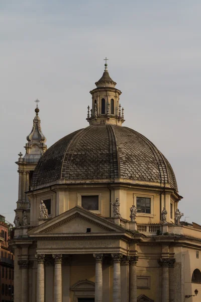 Piazza del Popolo en Roma — Foto de Stock