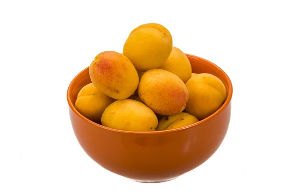 Abricots mûrs jaunes — Photo