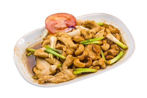 Chicken with cashew — Stock Photo, Image