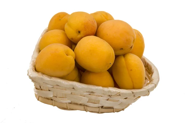 Yellow bright apricots — Stock Photo, Image