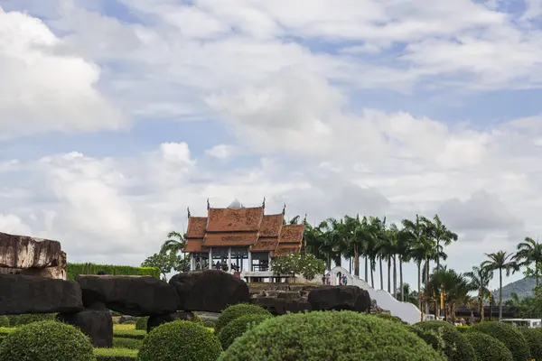 Nong nooch tropische tuin — Stockfoto