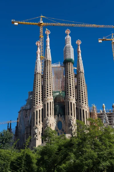 Barcelona Španělsko - 28. října: La Sagrada Familia - impressiv — Stock fotografie